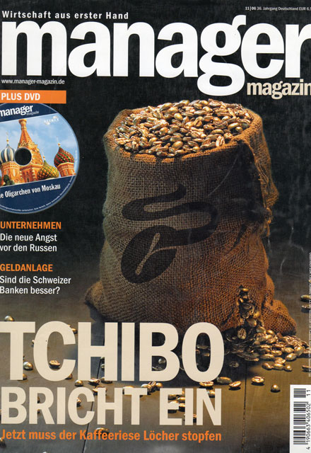 Manager Magazin: Tchibo bricht ein.